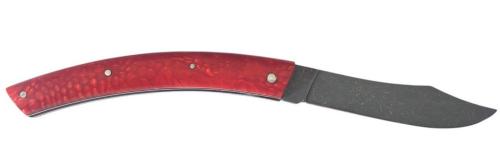 Couteau Le Thiers par P.Cognet manche en Juma rouge
