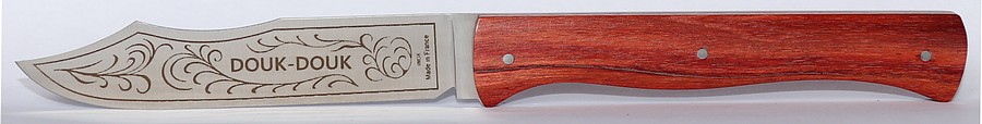 Couteau de table Douk-Douk© manche bois de Rose.