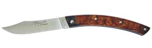 Couteau Le Thiers® par P. Cognet - manche en loupe de frêne olivier.