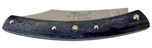 Le Thiers® par P. Cognet-Manche os de chameau bleu, pion mosaique